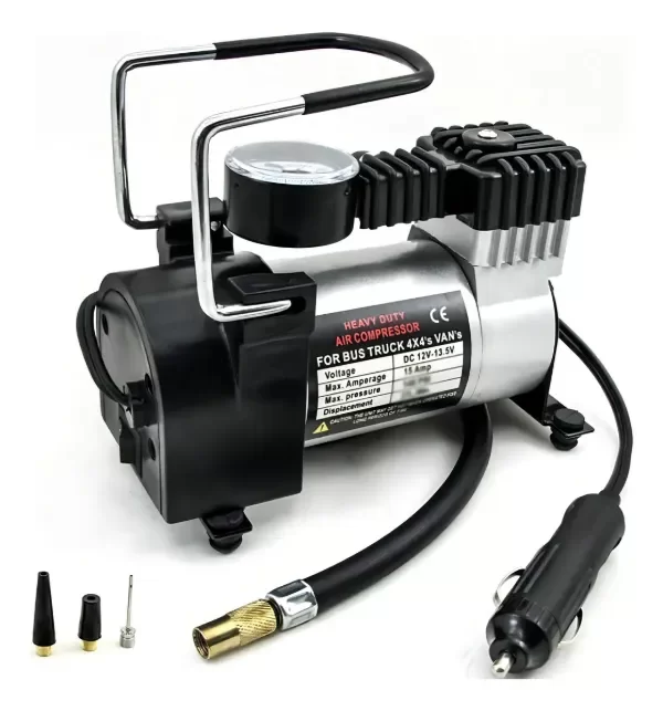Producto - Compresor Aire Metal 150psi Bolso Inflador Neumaticos Auto 12 Volts