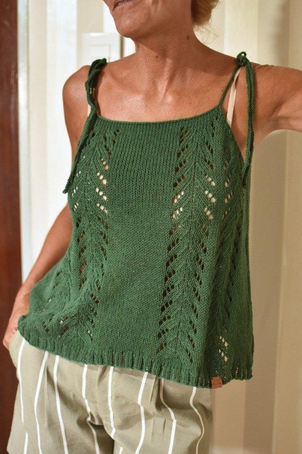 Producto - Musculosa Contramano - Verde Inglés