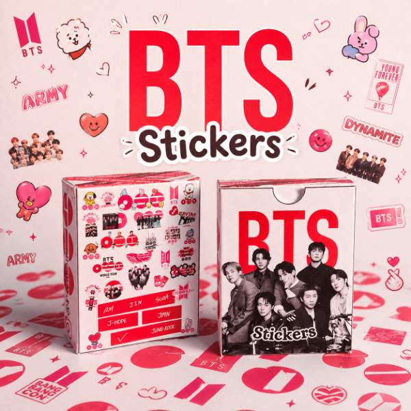 Producto - Cajita de stickers "BTS"