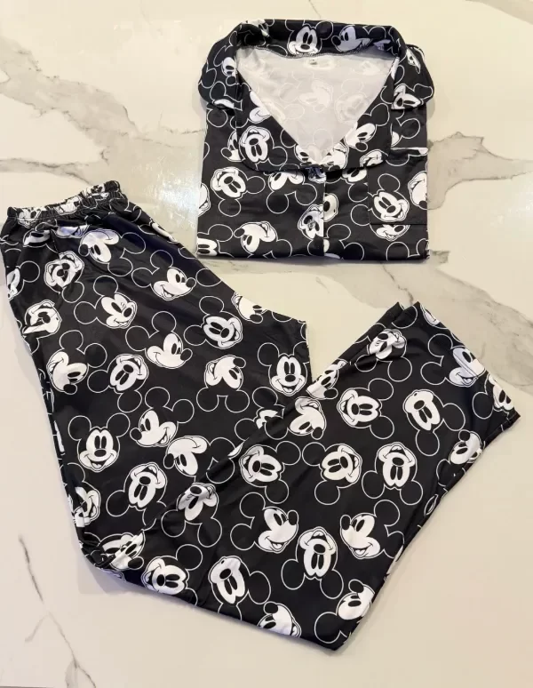 Producto - Camisero Mickey negro adultos manga corta - 2