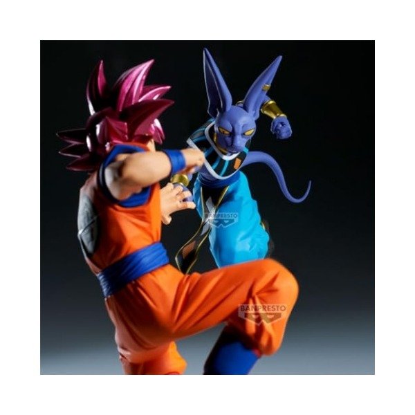 Producto - Banpresto - Dragon Ball Super Beerus vs Super Saiyan God Son Goku Match Makers - 7