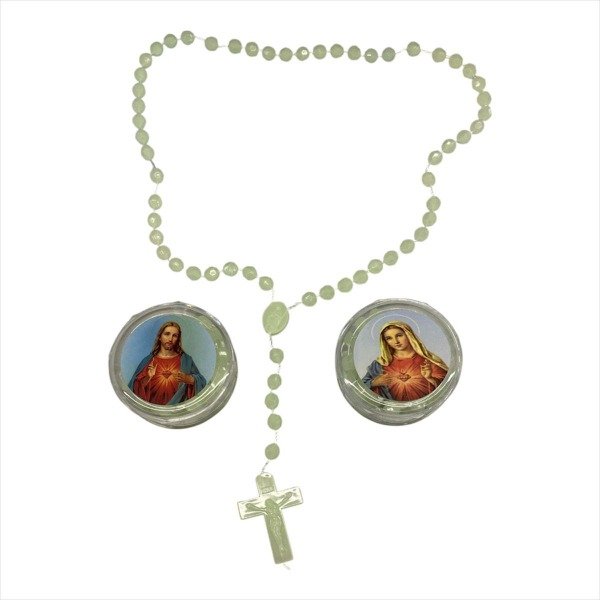 Producto - ROSARIO DE PLASTICO LUMINOSO CON ESTUCHE