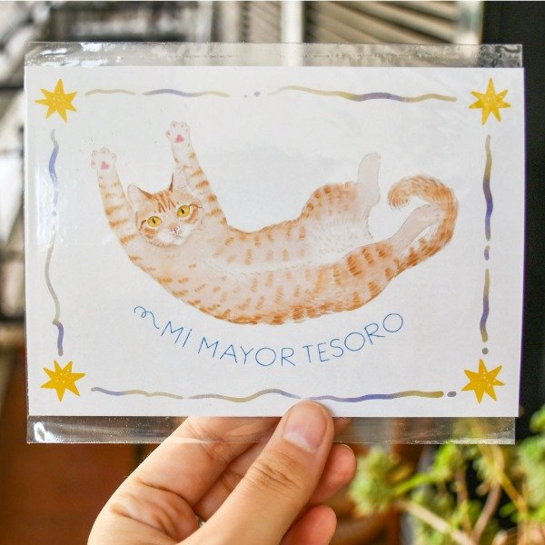 Producto - Postal Tesoro Naranjoso