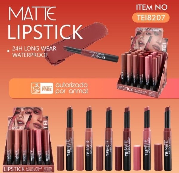 Producto - Labial en barra matte Tei Degrade