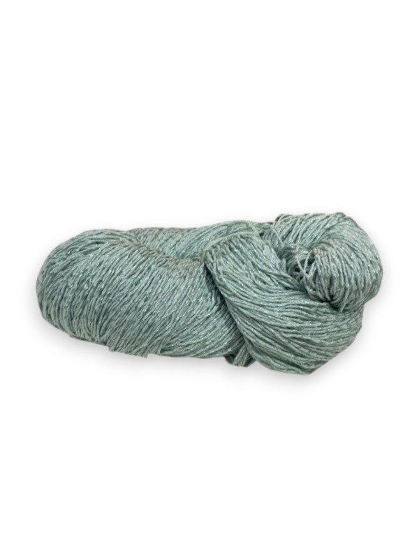 Producto - ALGODÓN Y  SEDA VERDE MALVA