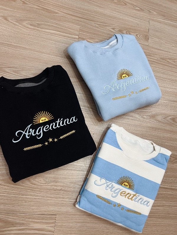 Producto - Buzo Argentina bordado oversize