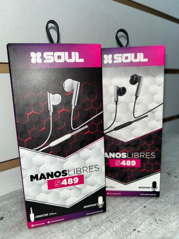 Producto - AURICULAR 3.5 S489 NEGRO SOUL