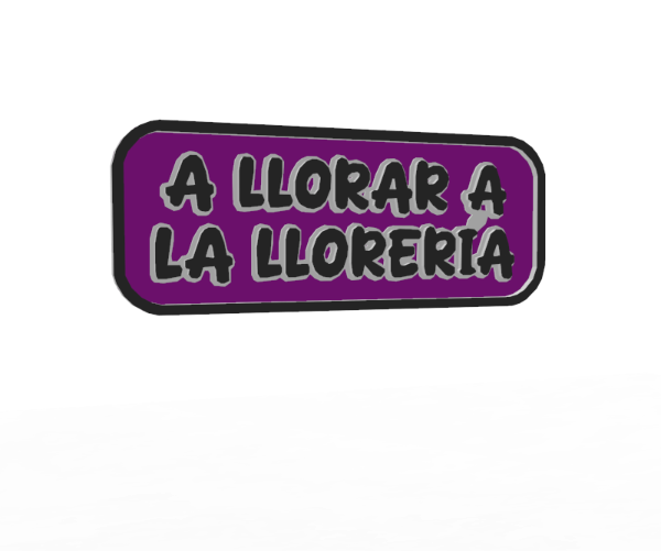 Producto - Parche Para mochila táctica - Con velcro - A LLORAR A LA LLORERIA