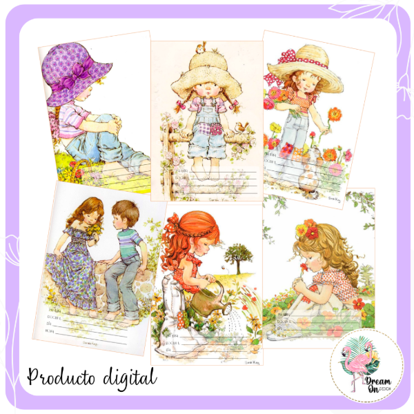 Producto - Carátulas Separadores Imprimibles Sarah Kay