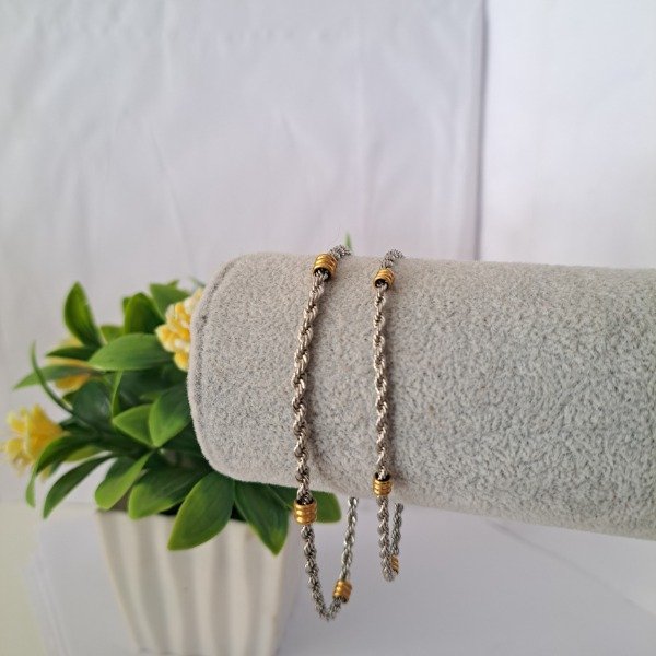 Producto - Pulseras Soga con Double Dorado