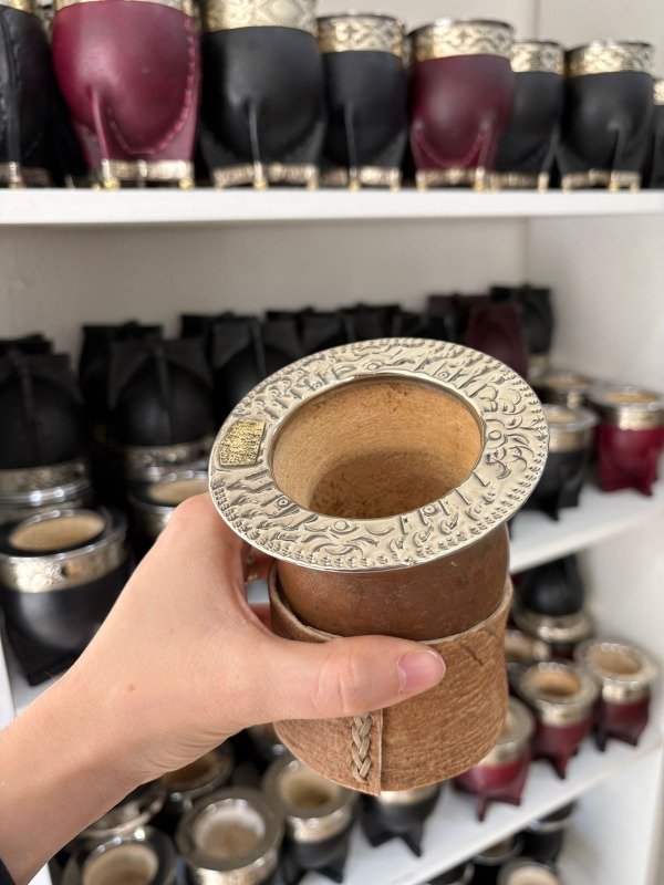 Producto - Mate Criollo Alpaca Cincelada