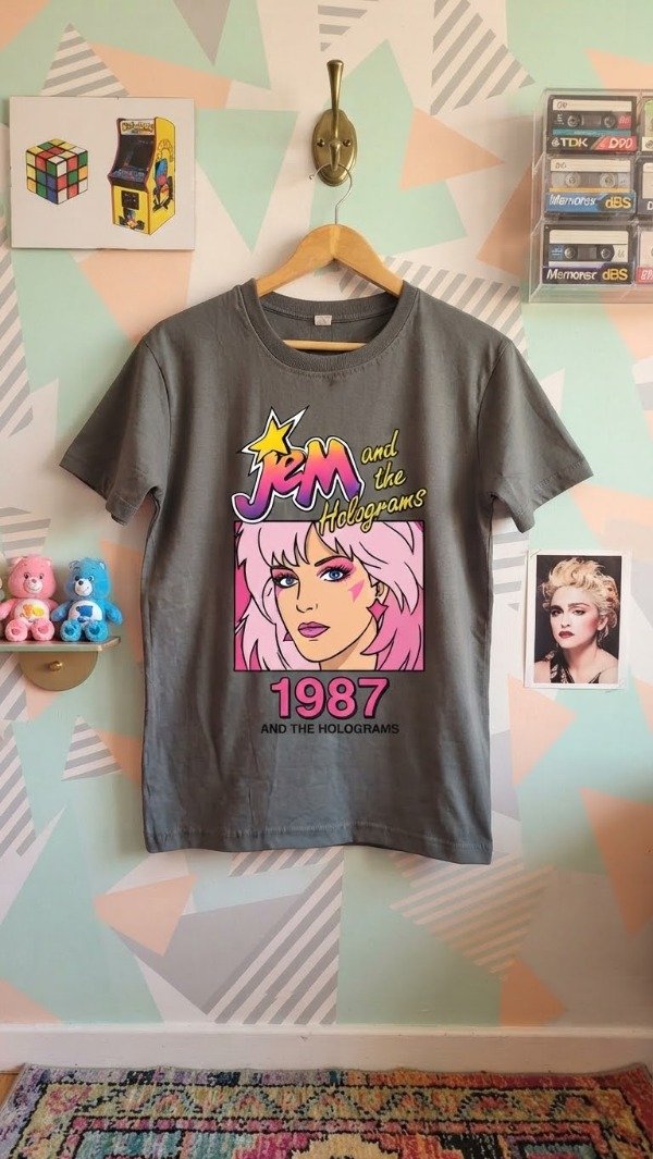 Producto - Remera Algodon Jem 1987 Varios Colores - 0