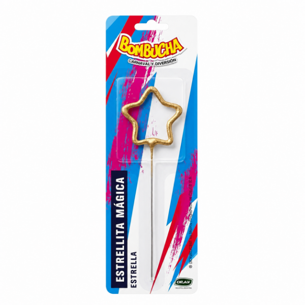 Producto - Vela estrella dorada