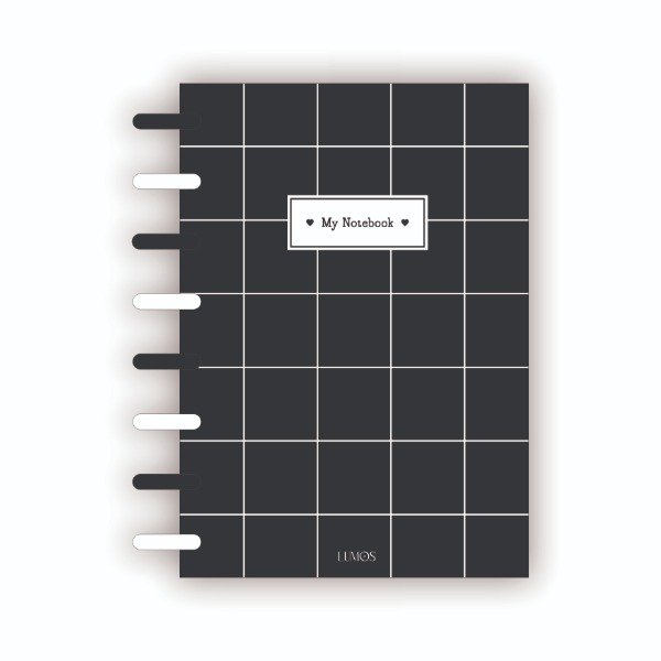 Producto - Cuaderno Lumos Tapa Dura A4 (Notebook Black)