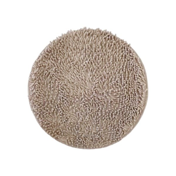 Producto - Alfombra shaggy redonda tostado