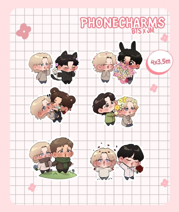 Producto - Phone Charms Acrílicos: BTS x Jimin - 0