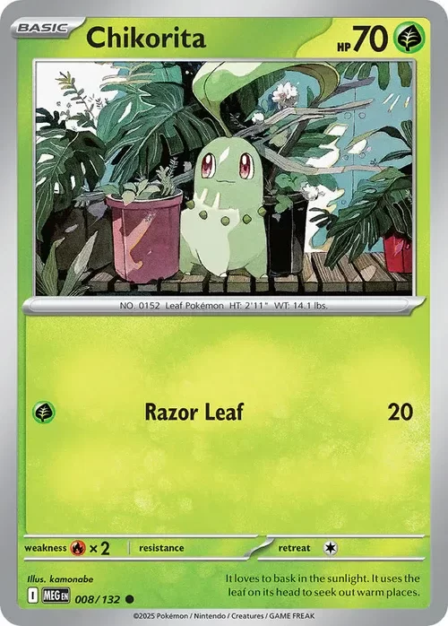 Producto - Chikorita - 008/132 - Mega Evolution