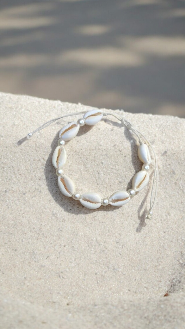 Producto - Tobillera Buzios perlas