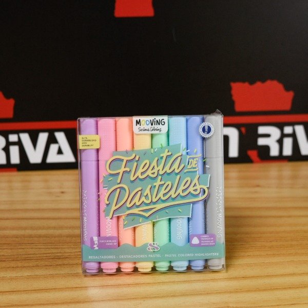 Producto - RESALTADORES COLORING PASTEL X8 3051108