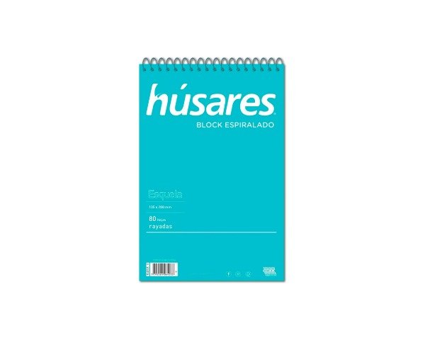 Producto - BLOCK HUSARES ESQUELA  80 HOJAS