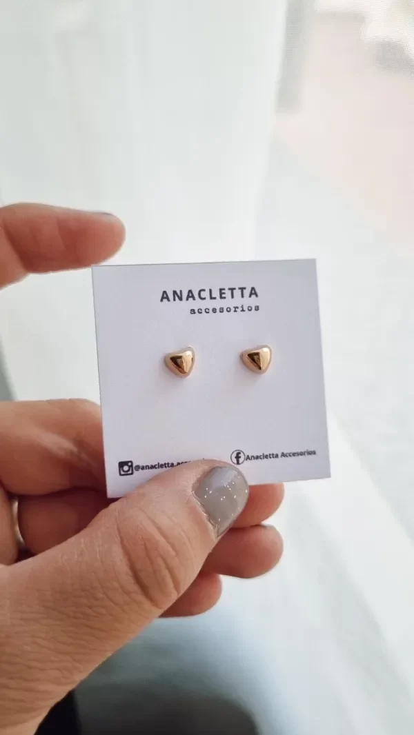 Producto - Aros cora inflado enchapados en oro