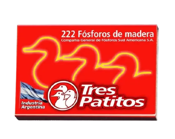 Producto - FOSFOROS TRES PATITOS 222U  CAJA MEDIANA