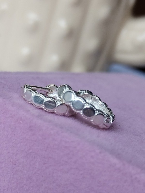 Producto - Argollas de plata círculos