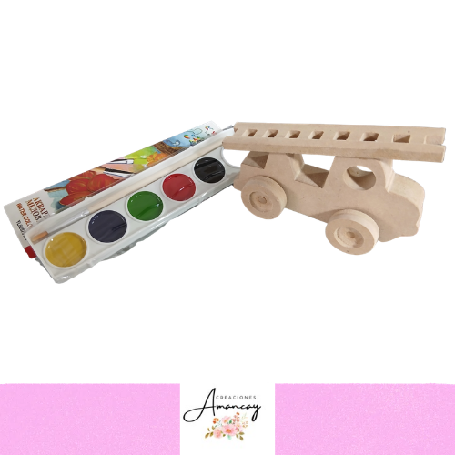 Producto - FIGURA CON RUEDAS + ACUARELAS MODELO 12