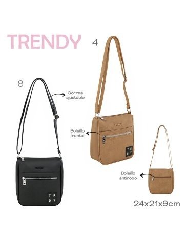 Producto - CARTERA/MORRAL/BANDOLERA TRENDY NEGRO