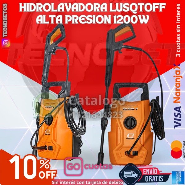 Producto - HIDROLAVADORA LUSQTOFF ALTA PRESION 1200W