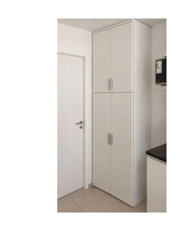 Producto - Despensero con estantes y escobero / Dos módulos /	229x80x50