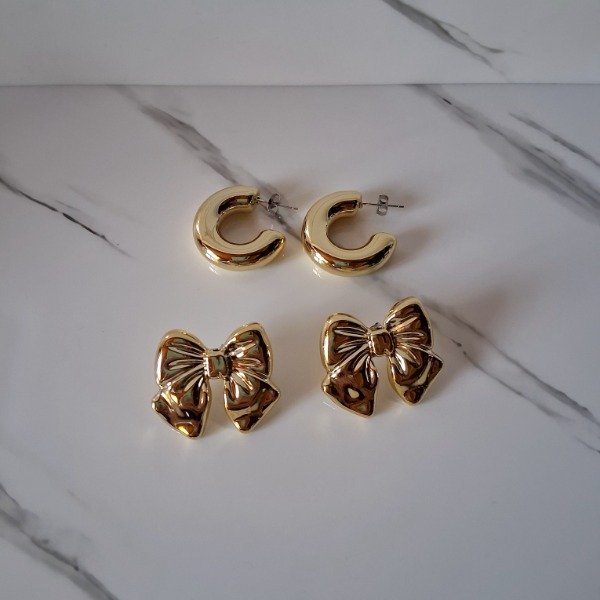 Producto - PACK N'3 AROS DORADOS