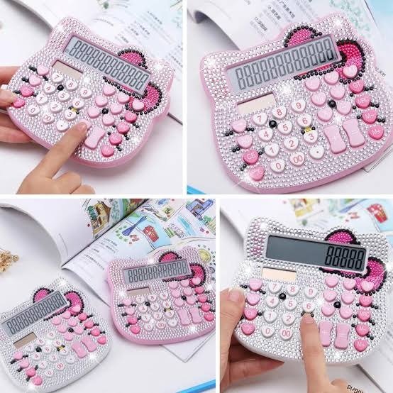 Producto - Calculadora Hello Kitty Brillos 12 Dígitos - 1