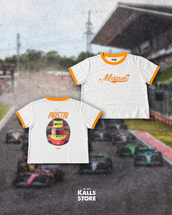 Producto - Baby tee Oscar Piastri #helmet