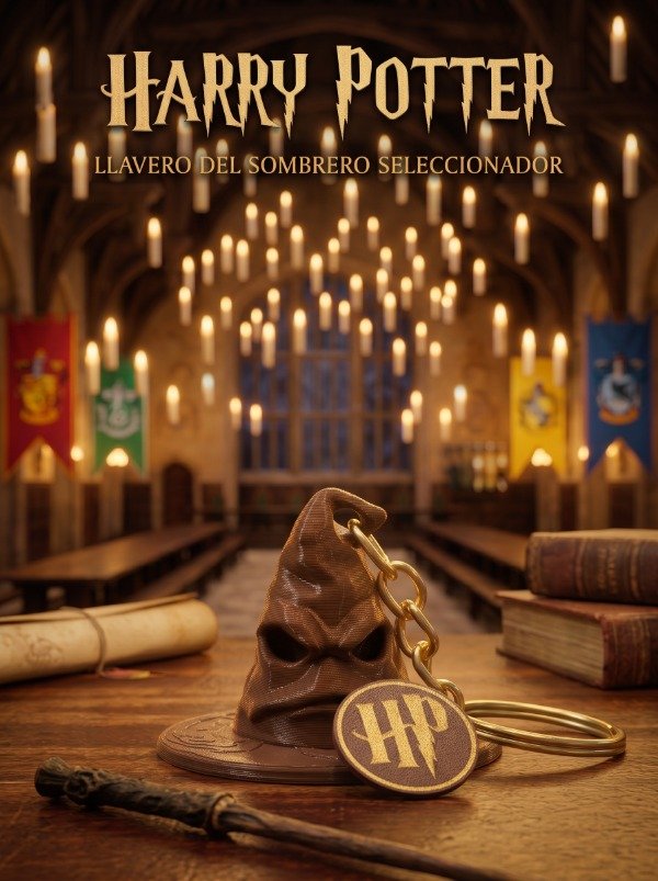 Producto - Pack 10 Llaveros Sombrero Seleccionador Harry Potter - 0