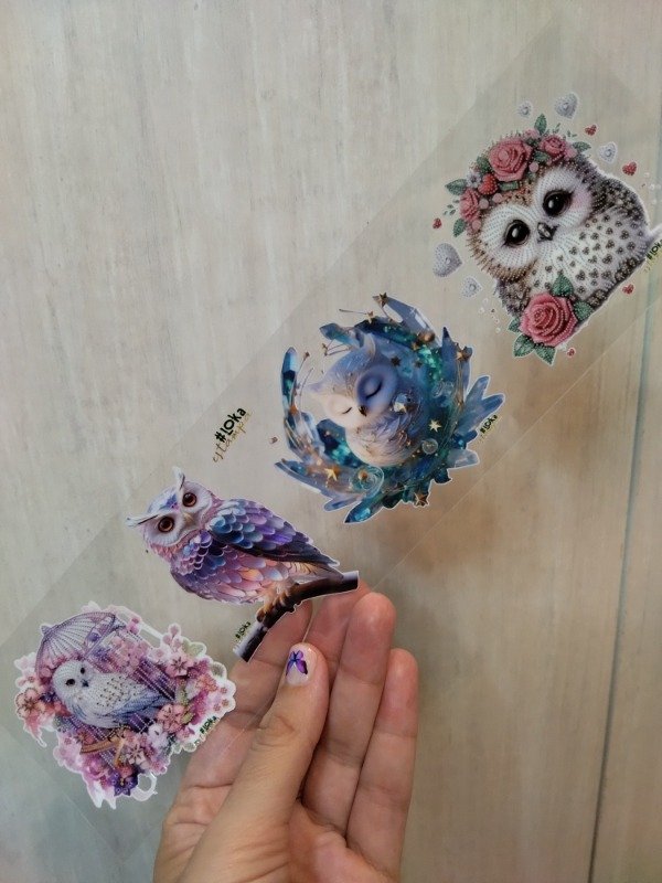 Producto - UV Tiras 8x28cm Búhos #3