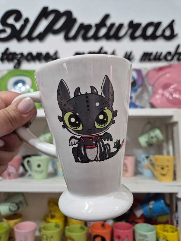 Producto - Taza choco cónica Chimuelo