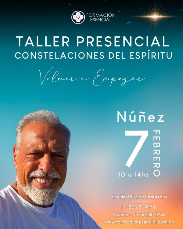 Producto - Taller Presencial de Constelaciones Familiares del Espiritu en Nuñez - 7/2/26
