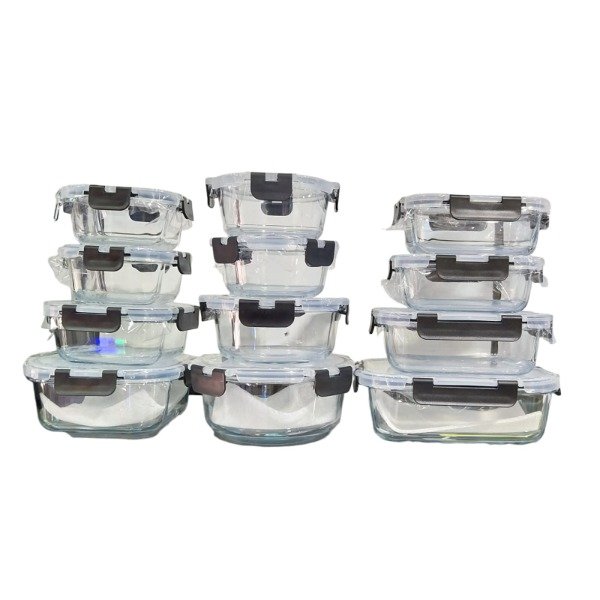 Producto - Set X12 Tupper Vidrio Hermetico
