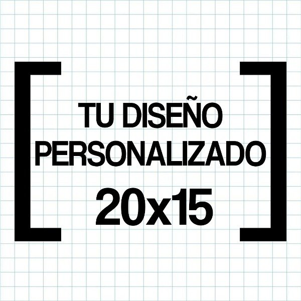 Producto - Vinilo de corte 20x15 cm personalizado