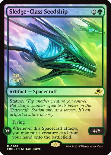 Producto - Sledge-Class Seedship #208 Foil  Edge of Eternities