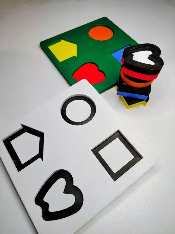 Producto - Set de Encastre de Formas. Juego de Exploración y Desafío Visual