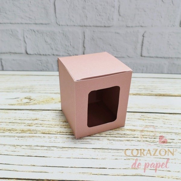 Producto - Plantilla CAJA PARA VELA con visor