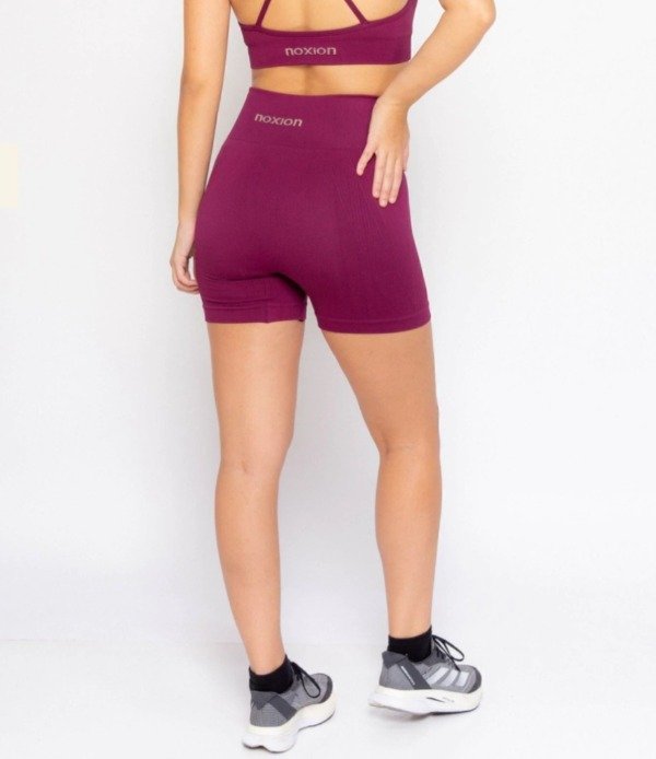 Producto - Calza corta Portia Bordo Cherry - Seamless - 1