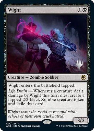 Producto - Wight Planeswalker Stamp  Adventures in the Forgotten Realms