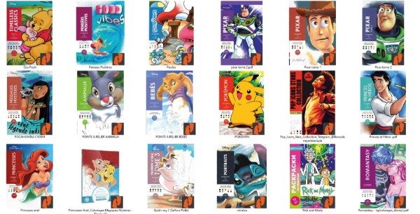 Producto - Pack x173 libros pintar por números disney y mas - 9