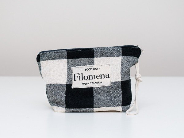 Producto - Neceser Calabria - Cuadrille negro