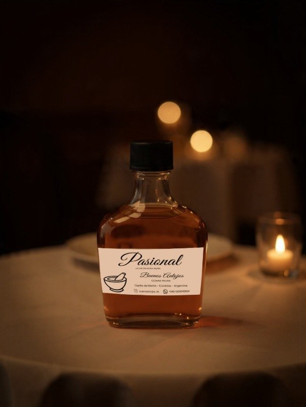 Producto - Licor de Muña Muña - Pasional - Petaca 200 ml