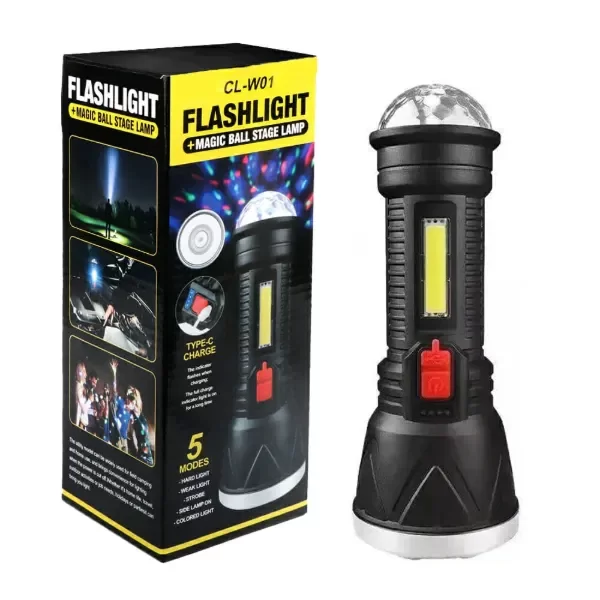 Producto - LINTERNA DE MANO 2 EN 1- FLASHLIGHT CL - W01