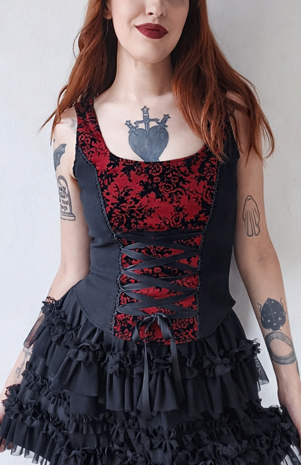 Producto - Top Mina Bordeaux